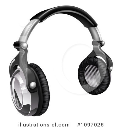 Headphones Clipart #1097026 by AtStockIllustration
