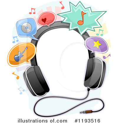 Royalty-Free (RF) Headphones Clipart Illustration by BNP Design Studio - Stock Sample #1193516