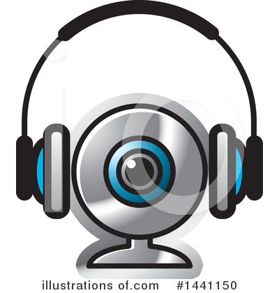 Royalty-Free (RF) Headphones Clipart Illustration by Lal Perera - Stock Sample #1441150
