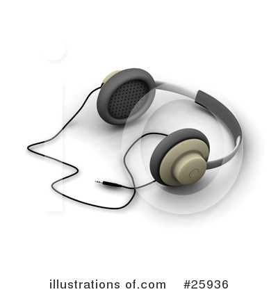 Headphones Clipart #25936 by KJ Pargeter