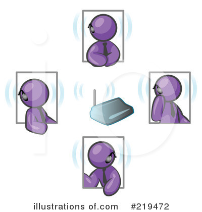 Royalty-Free (RF) Headset Clipart Illustration by Leo Blanchette - Stock Sample #219472