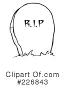Headstone Clipart #226843 by Hit Toon