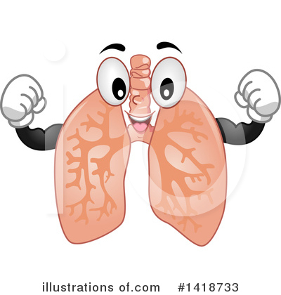 Lungs Clipart #1418733 by BNP Design Studio