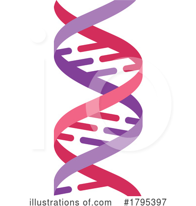 Dna Strand Clipart #1795397 by Vector Tradition SM