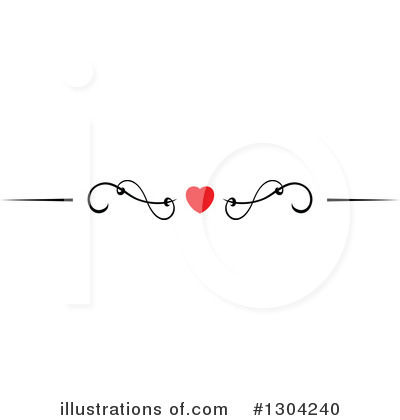 Royalty-Free (RF) Heart Border Clipart Illustration by Vector Tradition SM - Stock Sample #1304240