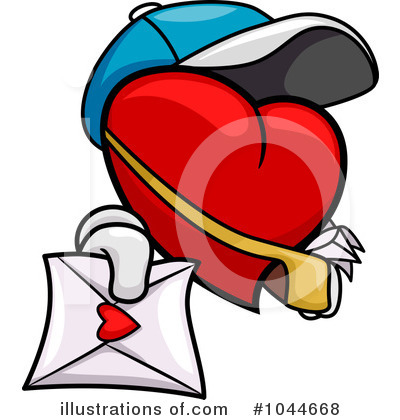 Royalty-Free (RF) Heart Character Clipart Illustration by BNP Design Studio - Stock Sample #1044668