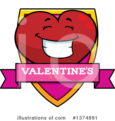 Royalty-Free (RF) Heart Character Clipart Illustration by Cory Thoman - Stock Sample #1374891