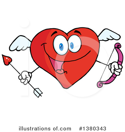 Heart Character Clipart #1380343 by Hit Toon