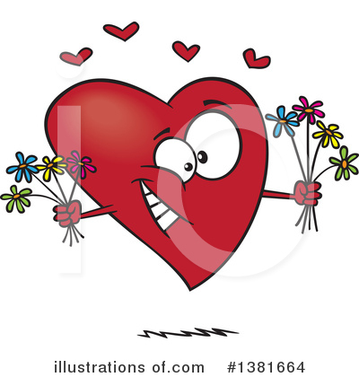 Heart Character Clipart #1381664 by toonaday