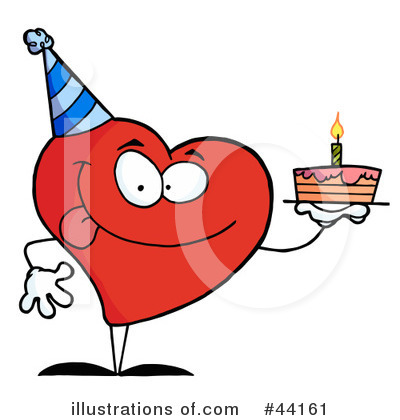 Royalty-Free (RF) Heart Character Clipart Illustration by Hit Toon - Stock Sample #44161