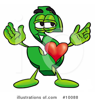 Love Heart Clipart #10088 by Mascot Junction