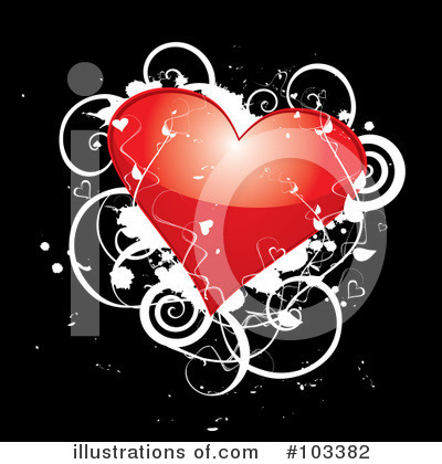 Royalty-Free (RF) Heart Clipart Illustration by MilsiArt - Stock Sample #103382