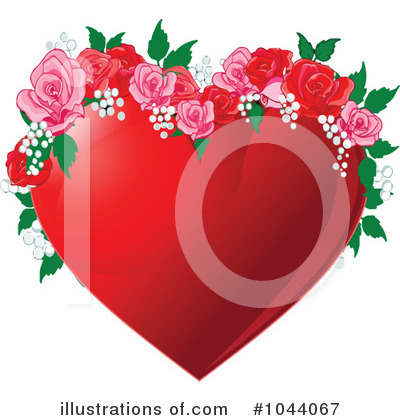 Royalty-Free (RF) Heart Clipart Illustration by Pushkin - Stock Sample #1044067