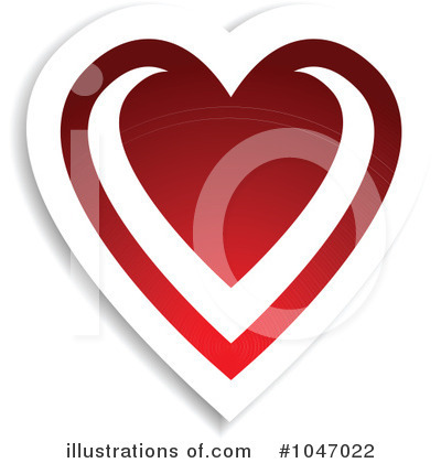 Royalty-Free (RF) Heart Clipart Illustration by KJ Pargeter - Stock Sample #1047022