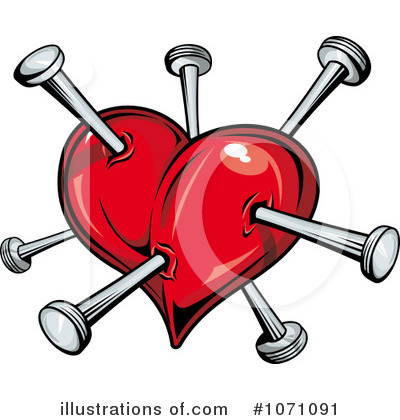 Royalty-Free (RF) Heart Clipart Illustration by Vector Tradition SM - Stock Sample #1071091