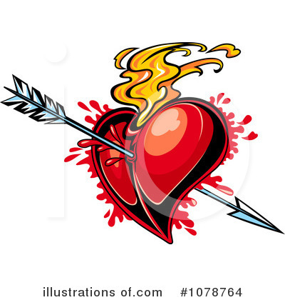 Royalty-Free (RF) Heart Clipart Illustration by Vector Tradition SM - Stock Sample #1078764