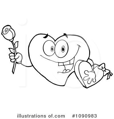 Royalty-Free (RF) Heart Clipart Illustration by Hit Toon - Stock Sample #1090983