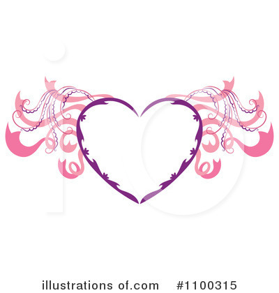 Heart Clipart #1100315 by Cherie Reve