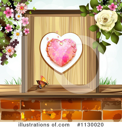 Royalty-Free (RF) Heart Clipart Illustration by merlinul - Stock Sample #1130020