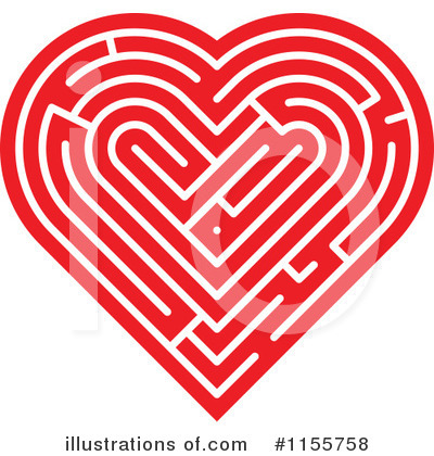 Royalty-Free (RF) Heart Clipart Illustration by Zooco - Stock Sample #1155758