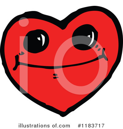 Royalty-Free (RF) Heart Clipart Illustration by lineartestpilot - Stock Sample #1183717
