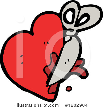 Royalty-Free (RF) Heart Clipart Illustration by lineartestpilot - Stock Sample #1202904