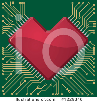 Motherboard Clipart #1229346 by Vector Tradition SM