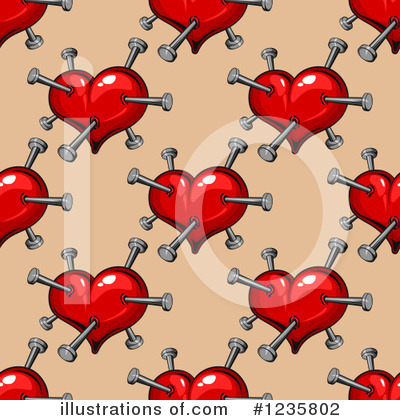 Royalty-Free (RF) Heart Clipart Illustration by Vector Tradition SM - Stock Sample #1235802