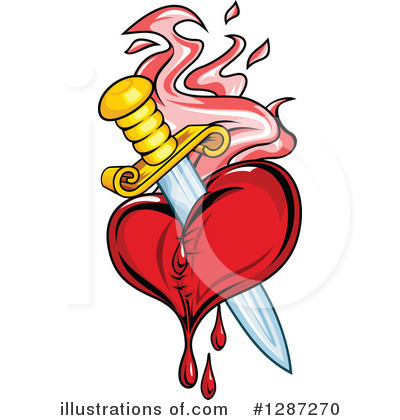 Royalty-Free (RF) Heart Clipart Illustration by Vector Tradition SM - Stock Sample #1287270