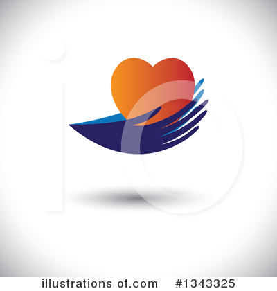 Royalty-Free (RF) Heart Clipart Illustration by ColorMagic - Stock Sample #1343325