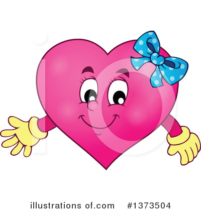 Royalty-Free (RF) Heart Clipart Illustration by visekart - Stock Sample #1373504