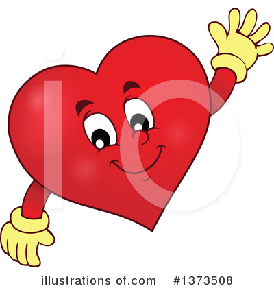 Royalty-Free (RF) Heart Clipart Illustration by visekart - Stock Sample #1373508