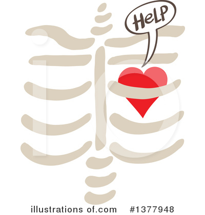 Royalty-Free (RF) Heart Clipart Illustration by Zooco - Stock Sample #1377948