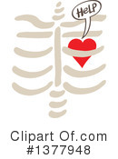 Heart Clipart #1377948 by Zooco
