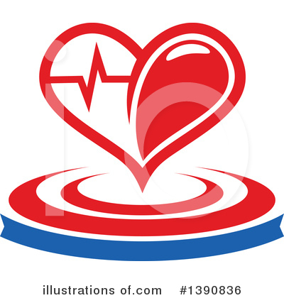 Royalty-Free (RF) Heart Clipart Illustration by Vector Tradition SM - Stock Sample #1390836
