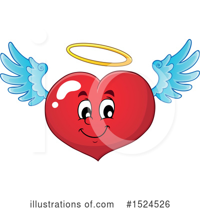 Heart Mascot Clipart #1524526 by visekart