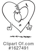 Heart Clipart #1627491 by toonaday