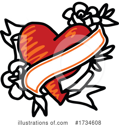 Royalty-Free (RF) Heart Clipart Illustration by NL shop - Stock Sample #1734608