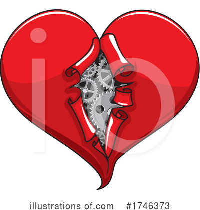 Royalty-Free (RF) Heart Clipart Illustration by Vector Tradition SM - Stock Sample #1746373
