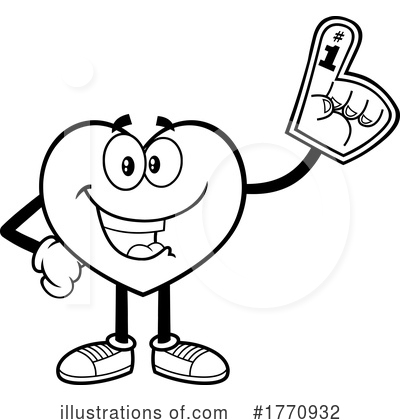 Royalty-Free (RF) Heart Clipart Illustration by Hit Toon - Stock Sample #1770932