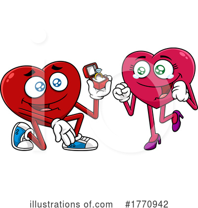 Royalty-Free (RF) Heart Clipart Illustration by Hit Toon - Stock Sample #1770942