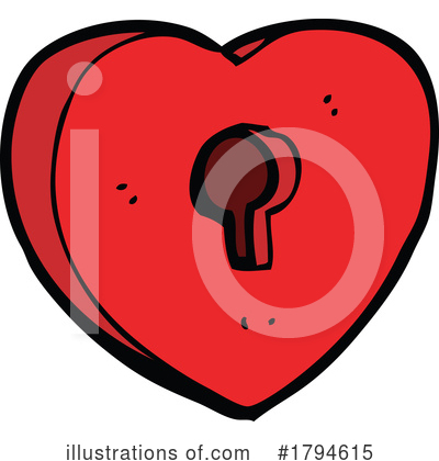 Royalty-Free (RF) Heart Clipart Illustration by lineartestpilot - Stock Sample #1794615