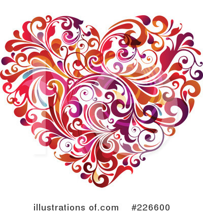 Royalty-Free (RF) Heart Clipart Illustration by OnFocusMedia - Stock Sample #226600
