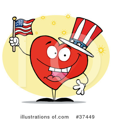 Royalty-Free (RF) Heart Clipart Illustration by Hit Toon - Stock Sample #37449
