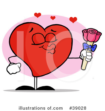 Royalty-Free (RF) Heart Clipart Illustration by Hit Toon - Stock Sample #39028