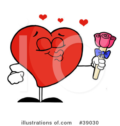 Royalty-Free (RF) Heart Clipart Illustration by Hit Toon - Stock Sample #39030