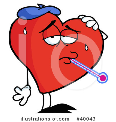 Royalty-Free (RF) Heart Clipart Illustration by Hit Toon - Stock Sample #40043