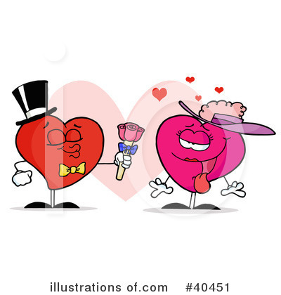 Royalty-Free (RF) Heart Clipart Illustration by Hit Toon - Stock Sample #40451