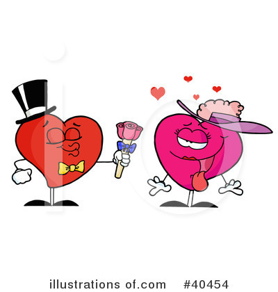 Royalty-Free (RF) Heart Clipart Illustration by Hit Toon - Stock Sample #40454