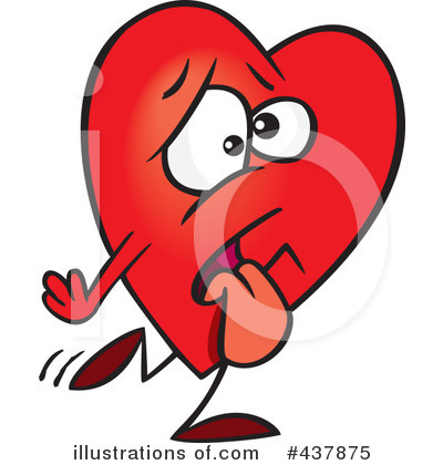 Royalty-Free (RF) Heart Clipart Illustration by toonaday - Stock Sample #437875
